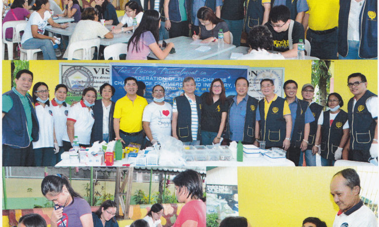 商總配合Rotary Club of Uptown Manila 特邀菲華牙醫協會及黃光坦醫院 在內湖省描籠涯Mayapa義診施藥